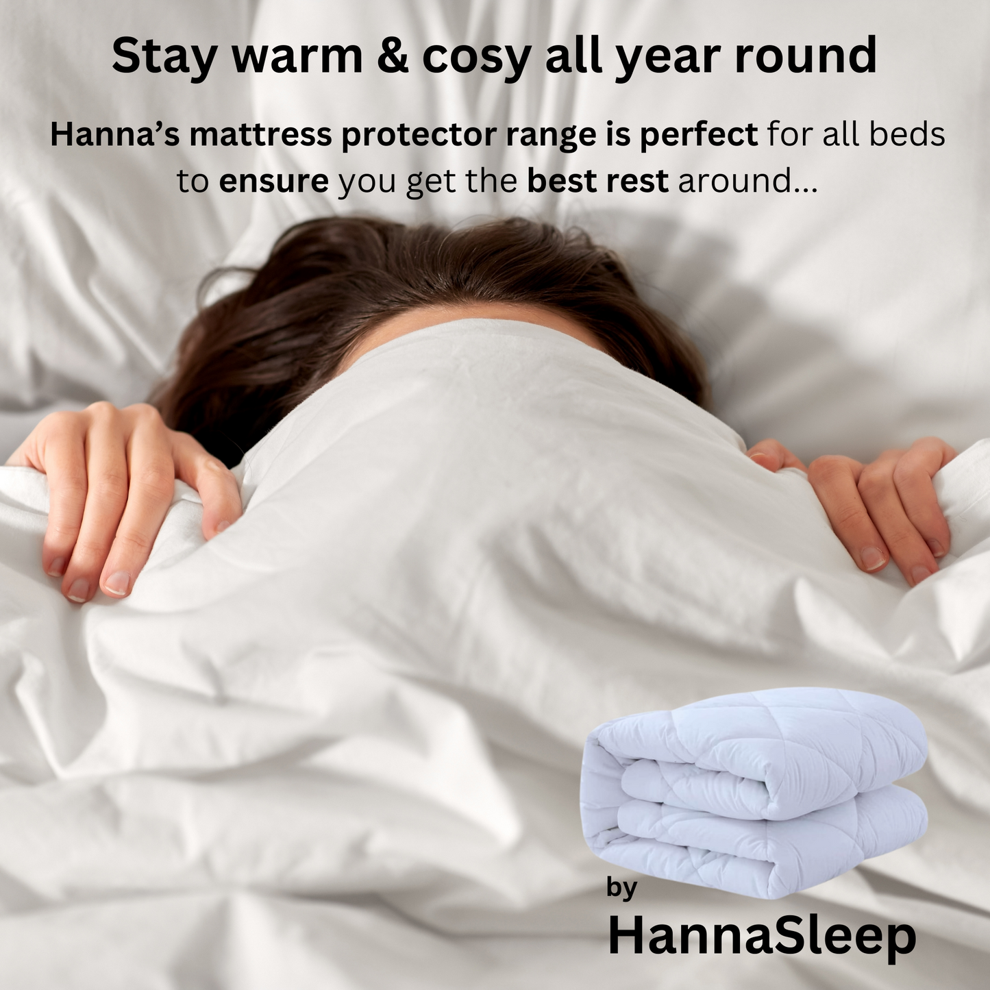 Hanna 100% Waterproof Mattress and Bed Bug Protector