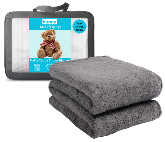 Hanna's Luxury Blanket Teddy Throw Blankets