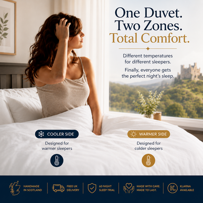 Partner Duvet for Couples - One Duvet. Two Togs. Zero Arguments.